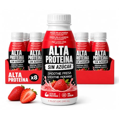 Batidos de proteinas listos para tomar pack x8 botellas 200
