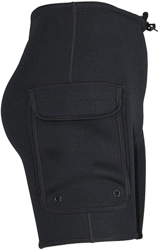 Miniatura 3 de Keenso Pantalones cortos de buceo, 0.118 in de neopreno para hombre, pantalones cortos de buceo Equipo de buceo Pantalones de bolsillo de traje de