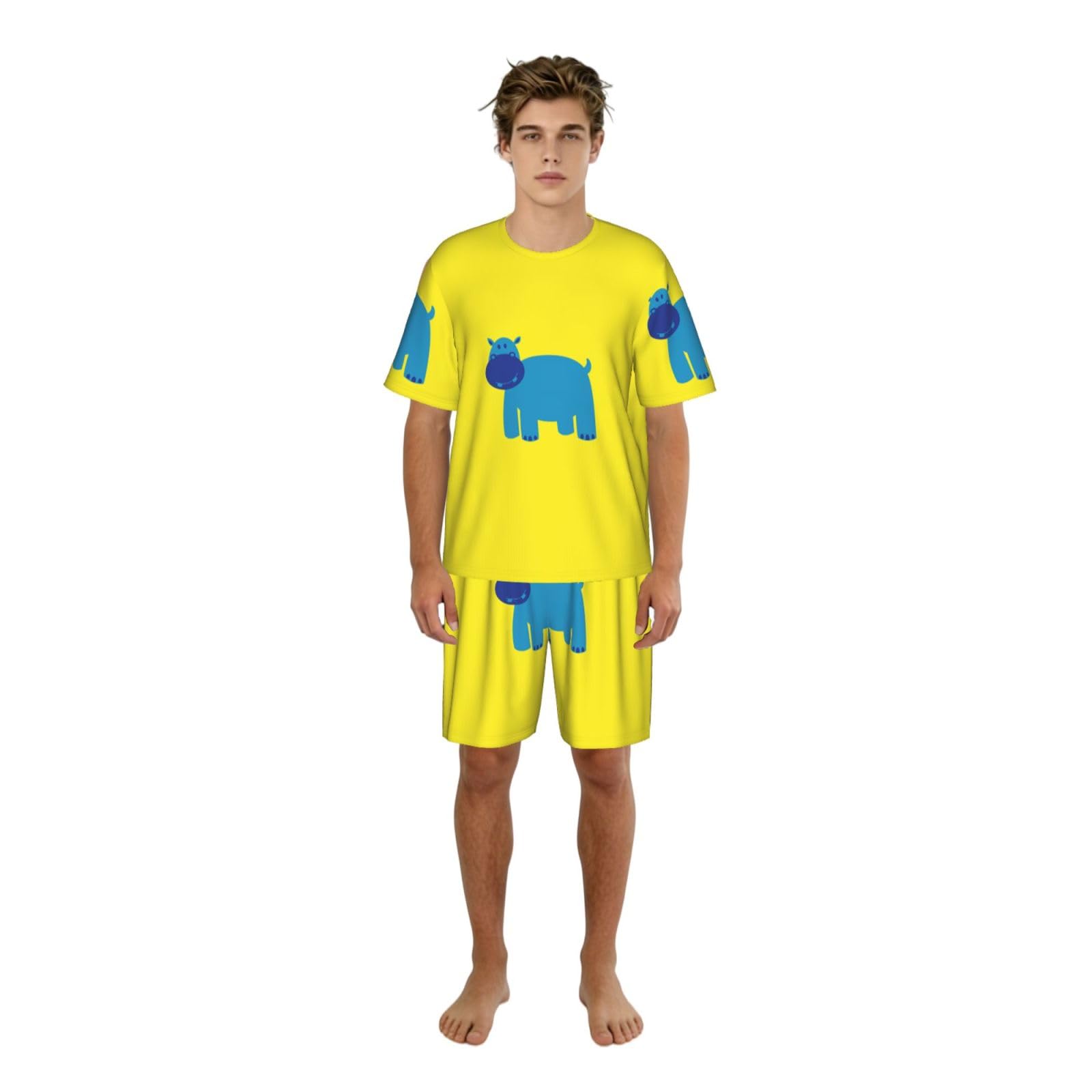 Pyjama manches courtes homme extensible et vêtements de nuit doux - 8