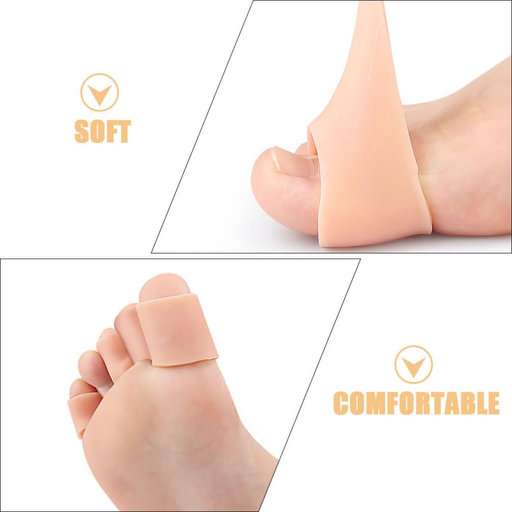 FOMIYES Disposable Finger Cots Fingertips Protective Finger Tissue Finger Cot for Factory Store Company Beige