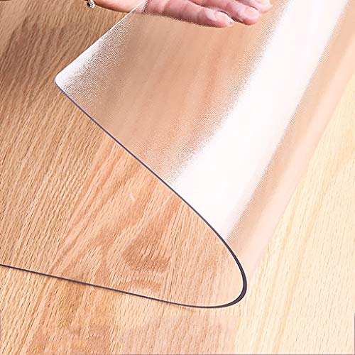 Nappe en verre souple transparent PVC imperméable pour table basse