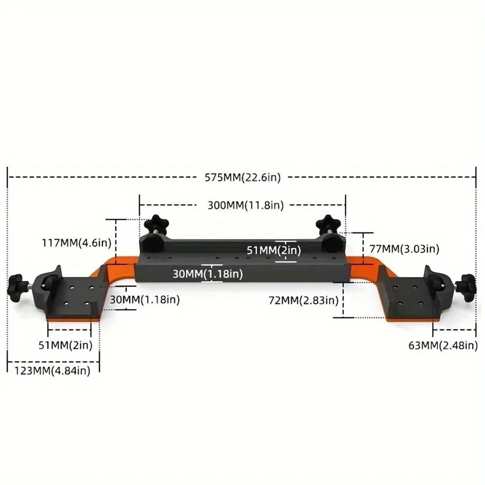VIDOO Aluminiowe Narzędzie do Ram Ulepszone 16/24 cala On-center Stud Layout Precyzyjne DIY Stolarskie