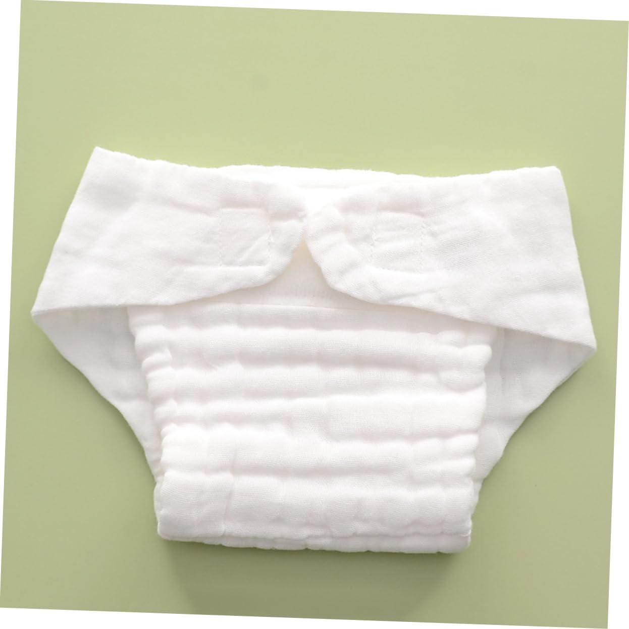 5pcs High Absorbency Cotton Diapers Washable Liners Reusable Nappy Pad Inserts for Newborns Toddlers and Swimming Soft Comfortable