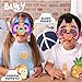 Bluey Imagination Case, 15 Games & Activities, Travel-Friendly Bluey Playset With Markers, Crayons, Balloons, Puppets & Games for 3 Year Olds, Fun Bluey Toys & Toddler Games, Bluey Party Decorations