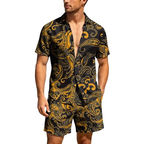 Ensemble chemise homme imprimé satiné confortable et respirant pour homme moderne