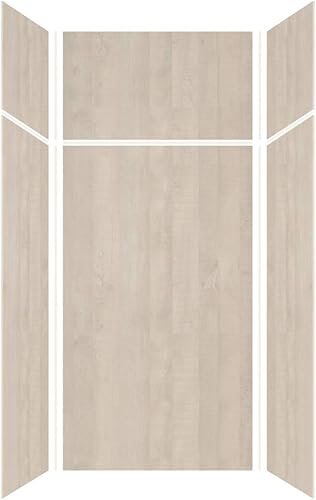 Miniatura 230 de Transolid EWKX483696-41 Expressions - Kit de pared de ducha de 6 paneles con extensión, 36 pulgadas de largo x 48 pulgadas de ancho x 96 pulgadas