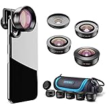 lente para celular zoom 12x para smartphone Ángulo súper amplio de 170 ° y lente ojo de pez de 195 °: el gran ángulo utilizado para la imagen de grupo, paisajes, etc. Para ayudarle a capturar más que la cámara original. Y tienen efectos impresionantes. Su lente especial es tener una imagen redonda distorsionada con efectos exagerados e inesperados, y una imagen grande a una distancia muy corta.