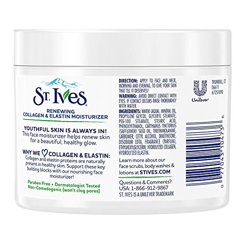 St. Ives Facial Moisturizer, Collagen Elastin, 10 oz (Pack of 11)