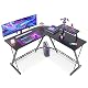 Eckschreibtisch ODK – L-förmiger Gaming Schreibtisch mit Monitor Regal