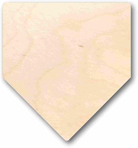 Placa de madera sin terminar para el hogar, diseño de base de diamante, para béisbol, sóftbol, para manualidades, hasta 46 pulgadas, 18 pulgadas  18