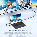Ordinateur portable de surface 6/5/4/3 Hub Station d'accueil, USB-C Hub avec 4K@30Hz HDMI, 2xUSB 3.0, USB-C, SD/TF Fente de la carte, 3.5mm Audio pour ordinateur portable de surface 6/5/4/3/Laptop Allez. 3/Go2/Go