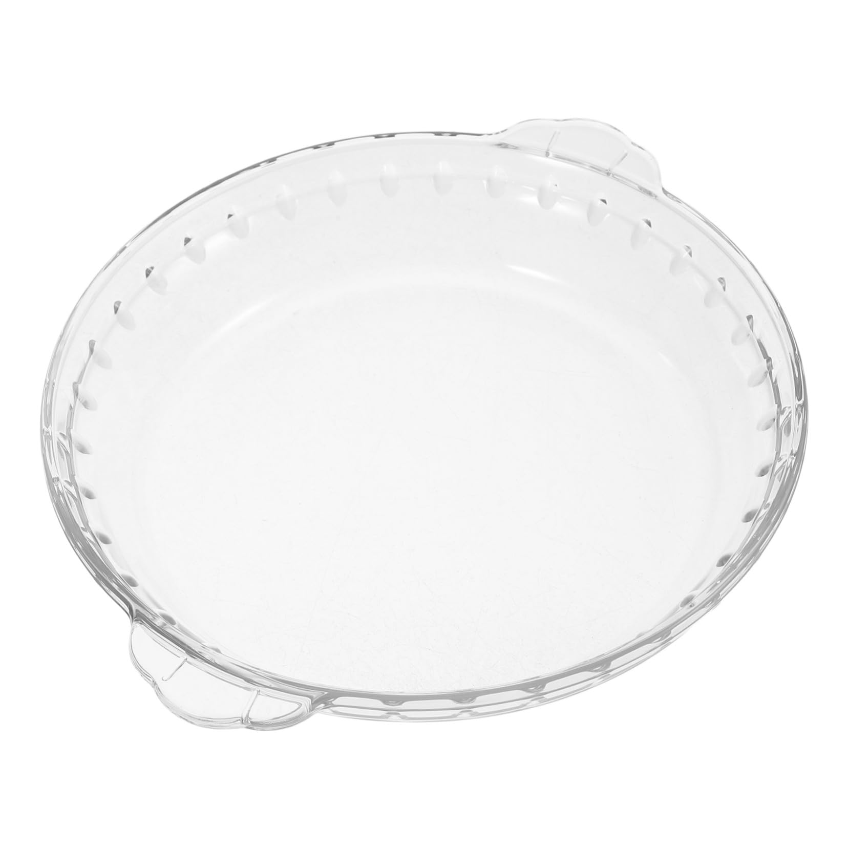 Tapa de Vidrio Resistente al para Microondas y Horno Salpicaduras para Cocinar al Vapor y Servir Alimentos Plato Multiusos para Aperitivos y Postres