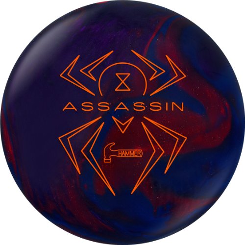 Hammer Black Widow Assassin Bowling Ball, 15-Pound