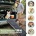 Thanaddo Hunderampe Auto Klappbar, Extra Lange Hunderampe mit Rutschfester Teppich für Große Hunde bis 110 KG, Innenbereich verfügbar, Hundetreppe Outdoor für Autos SUV, LKW