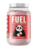 Panda Supps PANDA FUEL: Whey Isolate, Hydrolyzed Collagen,Casein Protein, Egg Protein, Probiotics,En