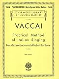 By Nicola Vaccai - Practical Method Italian Singing - Alto/Baritone