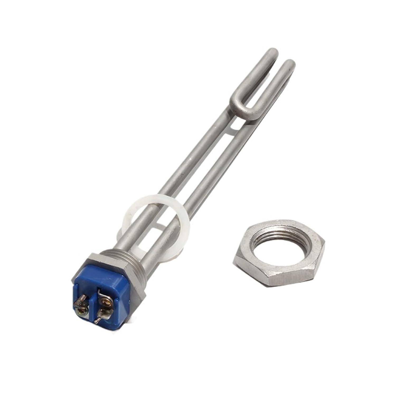 DN25 1Inch BSPT Thread 240V Immersion Screw Heater Element 1KW/2KW3KW Solar Water Heating Bend Tube 180mm/190mm/230mm(380V 1KW 180mmL)