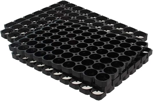5Pcs 7x10 Cell Spacer 18650 Lithium Battery Plastic Holder Bracket for DIY Battery Pack 18.5mm Hole Dia,Aicosineg