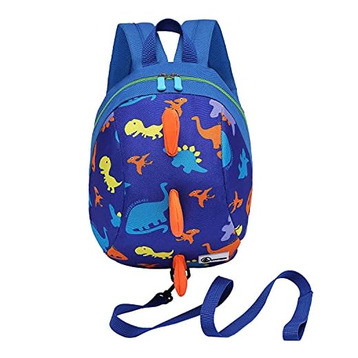 DB Dinosaur Toddler mini backpack with leash,children Kids baby harness bookbag