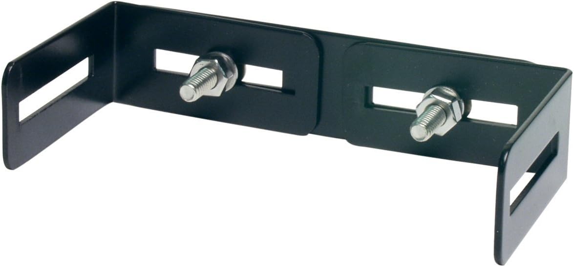 Pro Trucker Adjustable (6"-10") Universal Mounting Bracket for CB/Ham Radio & Scanners for Cobra, Uniden, Galaxy, Scanners, Stereos - Black
