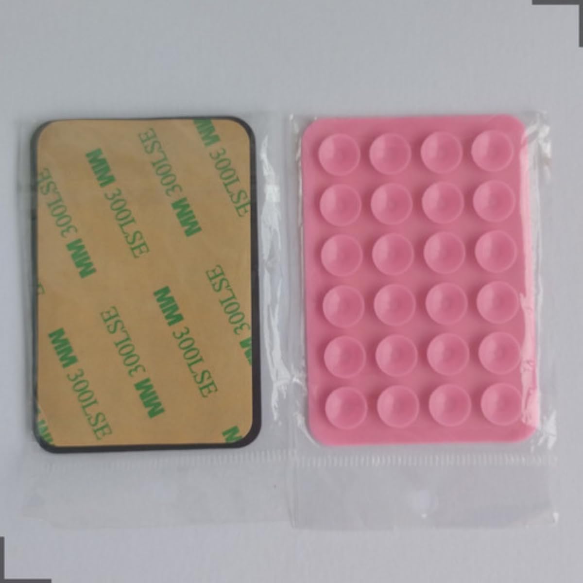 Suporte de Silicone Ventosas para Celular – Fixação em Espelhos e Superfícies Lisas Branco