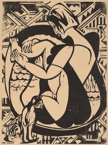 Lienzo de mujer por Ernst Ludwig Kirchner para decorar el despacho y crear un ambiente creativo