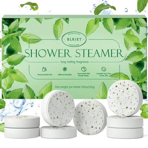 BLRIET galets de douche menthol menthe lot de 8 soins personnels et cadeaux spa