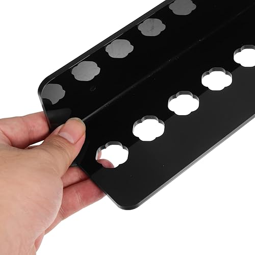 Miniatura 5 de Estante de almacenamiento de tijeras de pared Soporte de tijeras de 6 ranuras Soporte de acrílico s Soporte de cizalla s Almacenamiento s Rack