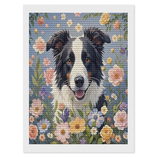 Kits de arte de diamantes de diseño floral, el regalo ideal de pintura para principiantes