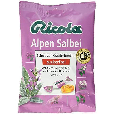 Ricola Alpen Salbei Schweizer Kräuterbonbon ohne Zucker Cover