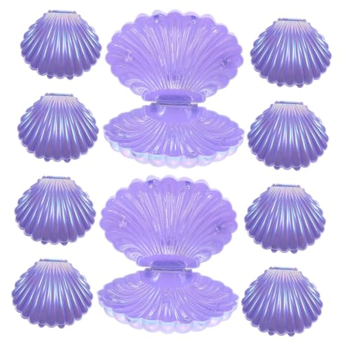 TOPBATHY 10piezas Cajas De Caracol Para Dulces y Joyas De Decoración Para Fiestas De Cumpleaños Bodas y Celebraciones