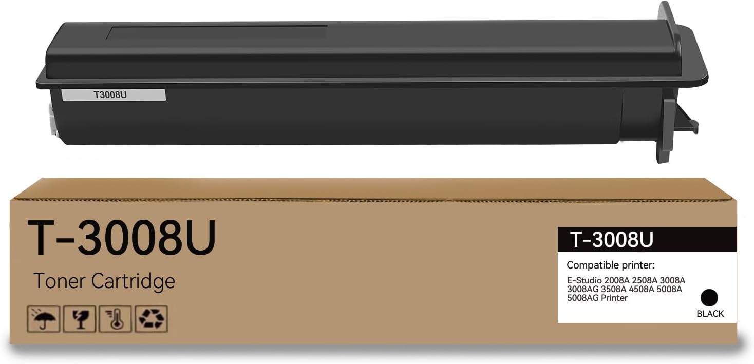 T5018U Black Toner Cartridge Compatible for Toshiba T-5018U E-Studio 2018A 2518A 3018A 3518A 4518A 5018A (43900 Yield)