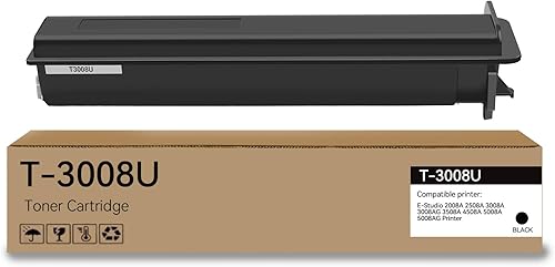 T-3008U T3008U Cartucho de tóner negro de repuesto para Toshiba T3008U T-3008U Cartucho de tóner Uso para E-Studio 2008A 2508A 3008A 3008AG 3508A