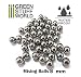 Green Stuff World Acrylic Paint Steel Mixing Balls for Modeling Paints (8mm (35 Pieces))