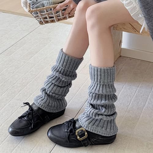Image of Knitted Leg Warmers,womens leg warmers,Socks Long Yoga Ankle Warmers Women's Wool Warm Boot Socks