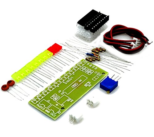 LM3915 Audio-Pegelindikator Bausatz – 10 LED-Segmente, 9–12V, Streifen- Oder Punkt-Modus, Für DIY-Audio