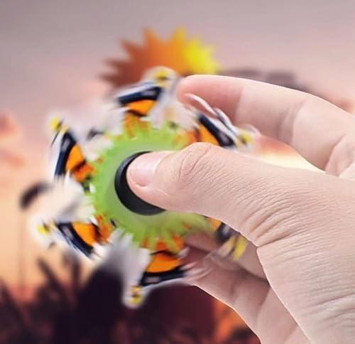10 Fidget Toy Spinner de Animação Giratorio Spiner Anti Stress Animado Efeito Video Naruto Dragon Ba