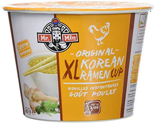  Mr Min Ramen Coréen XL Cup Poulet 110 g Pack d...