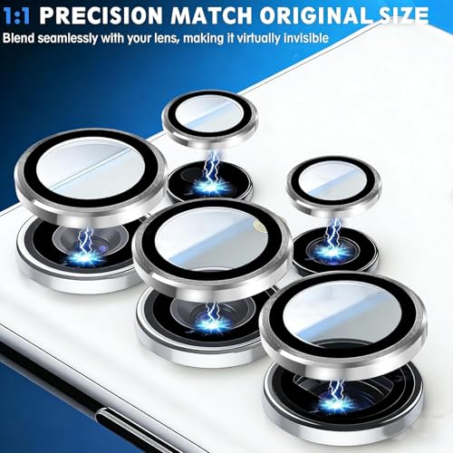 Image of PACK 2 MAHIX Camera Lens Protector for Samsung Galaxy S26 Ultra White AR AF Coated 9H Tempered Glass Camera Guard, Anti Drop, Scratch Resistant Camera Lens, Case Friendly Waterproof Heavy Duty UHD Clear Camera Cover