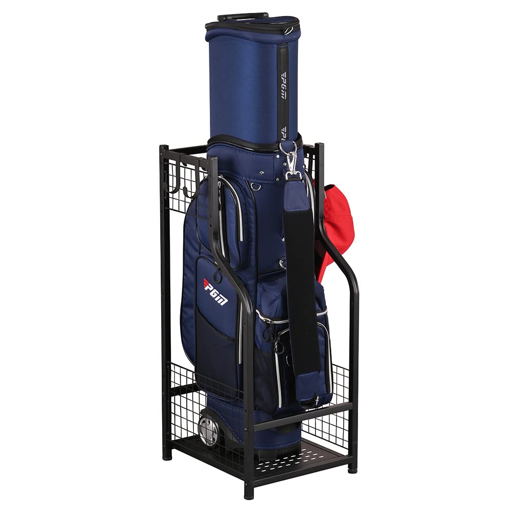 Snail Golf Bag Garage Storage Organizer Golf Clubs Organization for