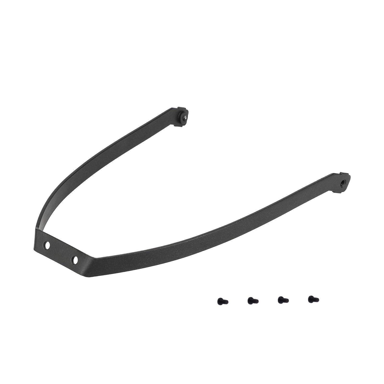 Support Garde-boue Avant Xiaomi 4 Ultra Avec Feu Arrière Et Bandes Réfléchissantes – ABS/métal – Visibilité Renforcée