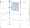 Indoor and Outdoor Folding Clothes Airer, Plastic, White