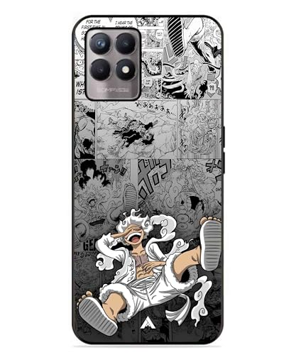 Image of Premium Anime 2 Case for Realme Narzo 50 (Glossy Finish) Soft-Touch Metal TPU Back Cover, Shockproof, Designer, Aesthetic Mobile Phone Case