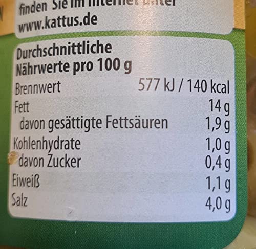 Kattus Chalkidiki Oliven grün ohne Stein, 290g (Packung mit 3)