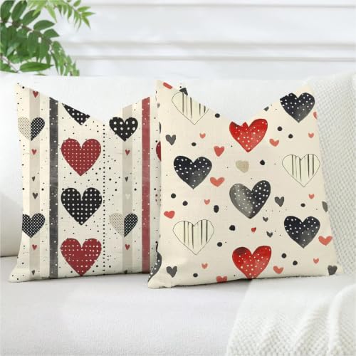 Coussin extérieur imperméable 55x55 avec motif double face en lin - 4
