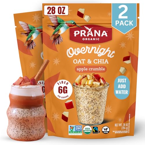 Prana Organic Overnight Chia with Oats Apple Crumble | Rich