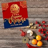 Papa Prints Chinese New Year Cards 2026 Year of the Horse Lunar New Year Card (145 x 150 mm) with Envelope - Image 6