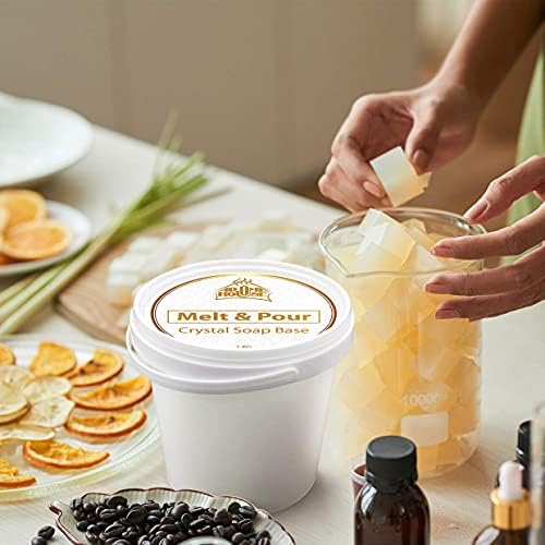Soap Base Melt and Pour Crystal ST 1000g - 1Kg - Glycerin Soap - Raw Soap - Transparent - Handmade - Nice Gift
