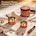 Relaehih 2-Pack Tibetan Singing Bowls Set - 100% Handmade in Nepal, Sound Bowl Meditation Set for Yoga, Chakra Healing, Meditation Gifts, Unique Gifts for Women