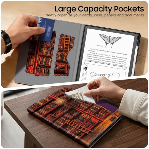 Fintie Stand Case for 11" Kindle Scribe 3rd Gen 2025 & Colorsoft, Library by FINTIE - Used condition - Image 4